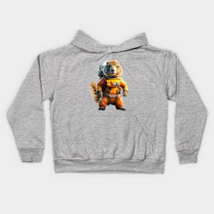 groundhog from space  sidereal Kids Hoodie